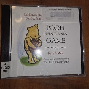 Pooh Invents A New Game and other stories - A A Milne CD 1997 Like New!